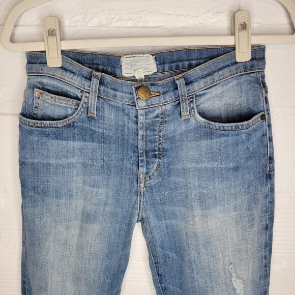 Current Elliott Women's Size 25 Jeans The Traveler Button Fly Distressed - Picture 3 of 6
